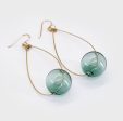 Blue Steel Translucent | Glass Earrings on Sale