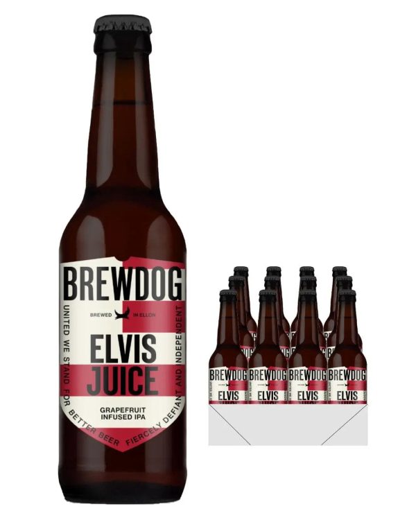 BrewDog Elvis Juice Beer Multipack, 12 x 330 ml Sale