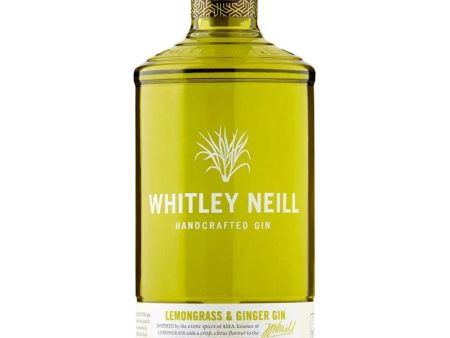 Whitley Neill Lemongrass & Ginger Gin, 70 cl For Cheap