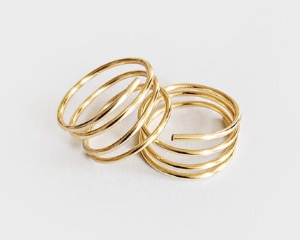 Swirl | Gold Ring Online Sale