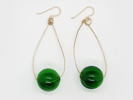 Emerald | Glass Earrings Online Hot Sale