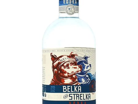 Belka & Strelka Vodka, 70 cl For Sale