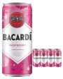 Bacardi White Rum Raspberry Spritz Premixed Cocktail Can Multipack, 12 x 250 ml Online