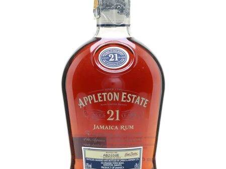 Appleton Estate 21 Year Old Rum, 70 cl Discount