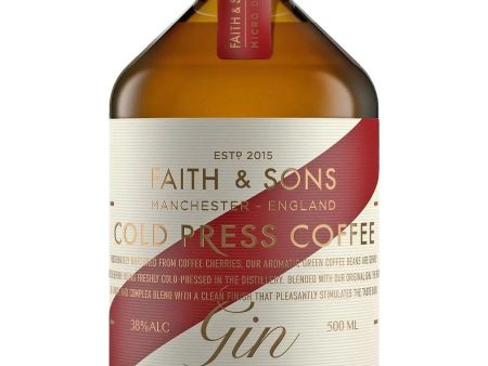 Faith & Sons Cold Press Coffee Gin, 50 cl For Discount