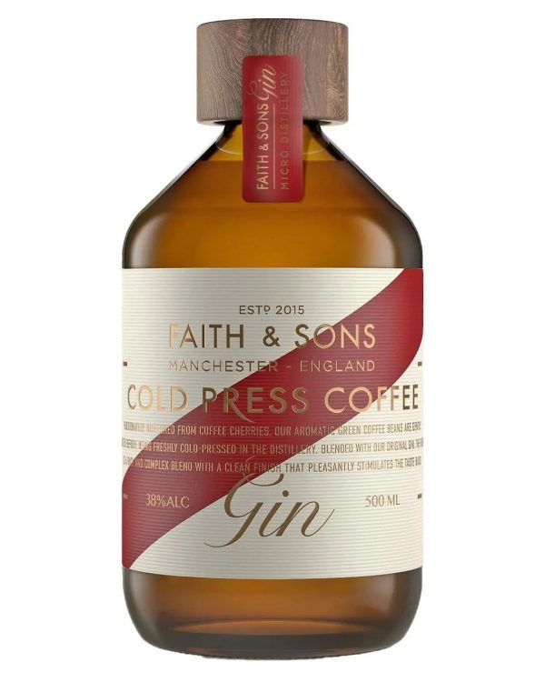 Faith & Sons Cold Press Coffee Gin, 50 cl For Discount