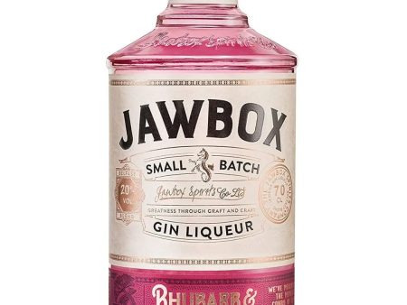 Jawbox Rhubarb and Ginger Gin Liqueur, 70 cl Online Sale