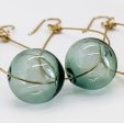 Blue Steel Translucent | Glass Earrings on Sale