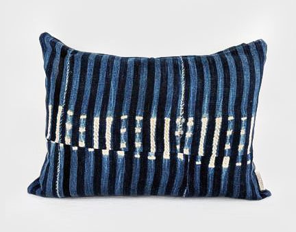 Stripes | Indigo Pillow Sale