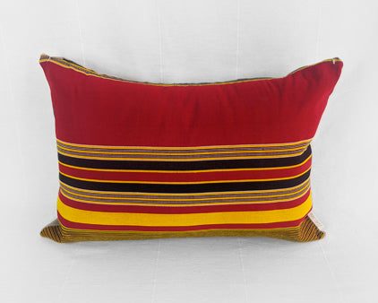 Red Stripes | Cotton Pillow Sale