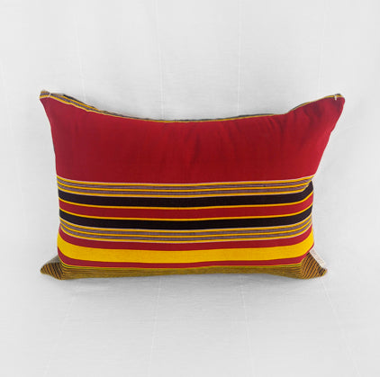 Red Stripes | Cotton Pillow Sale