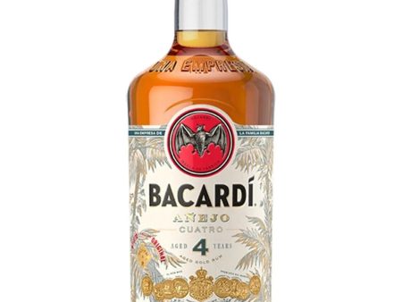 Bacardi Anejo Cuatro Rum, 70 cl Online now