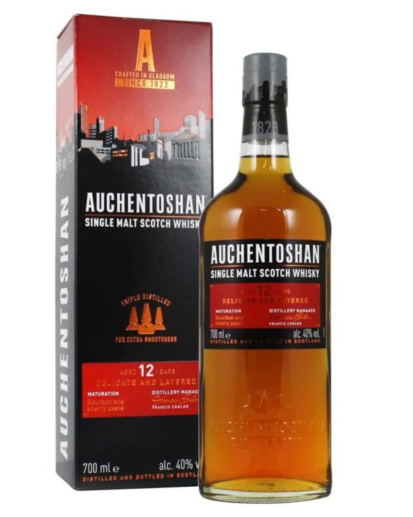 Auchentoshan 12 Year Old Malt Whisky, 70 cl Online Sale