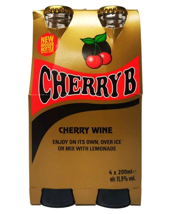 Cherry B Wine Multipack, 4 x 200 ml Online now