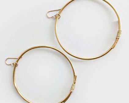 Zulu | Brass Hoop Earrings Fashion