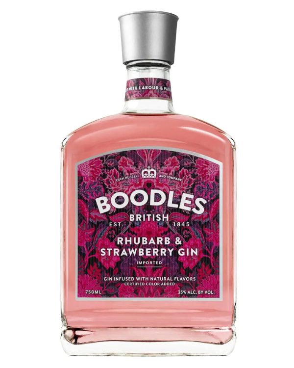 Boodle s Strawberry & Rhubarb Gin, 70 cl For Cheap