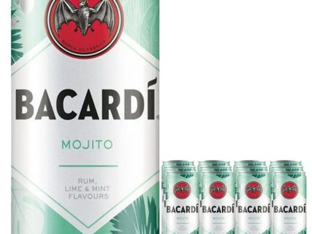 Bacardi Mojito Premixed Cocktail Can, 250 ml For Discount