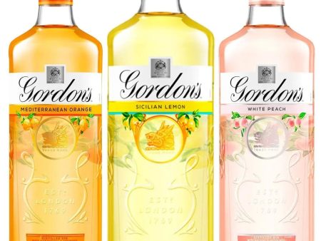 Gordon s Gin Summer Flavours Trio Pack, 70 cl Online Hot Sale