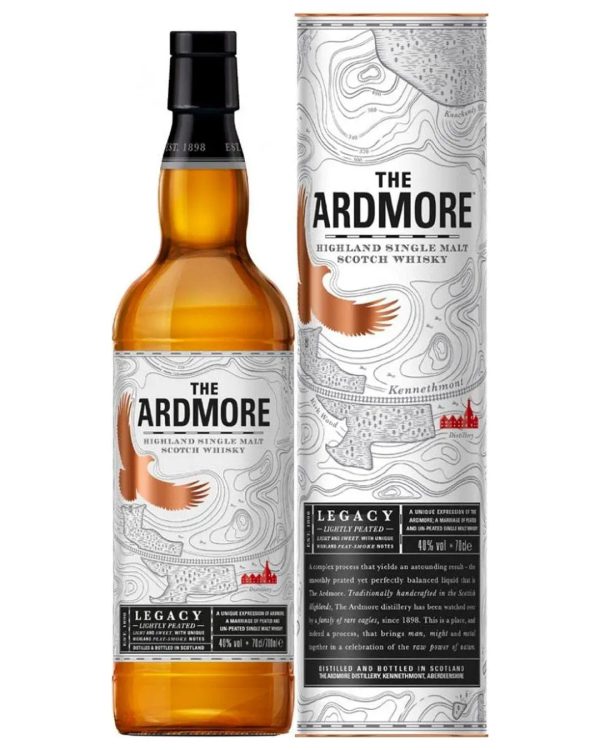 Ardmore Legacy Single Malt Whisky, 70 cl For Sale