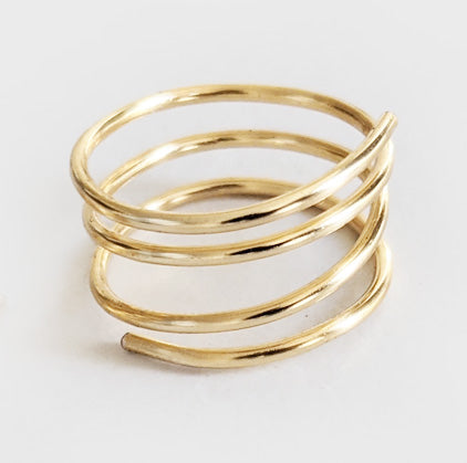 Swirl | Gold Ring Online Sale