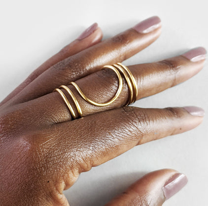 Nandi | Gold Ring For Discount