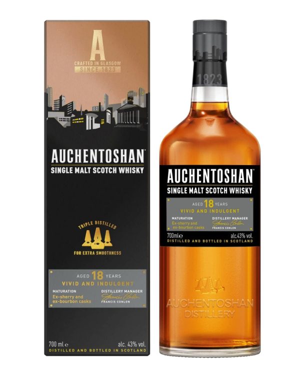 Auchentoshan 18 Year Old Whisky, 70 cl Online Sale