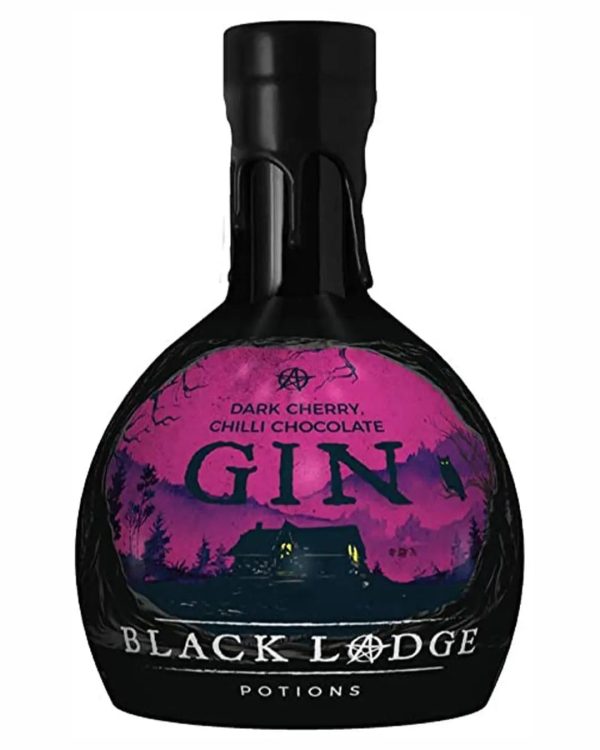 Black Lodge Potions Dark Cherry & Chocolate Gin, 70 cl Sale