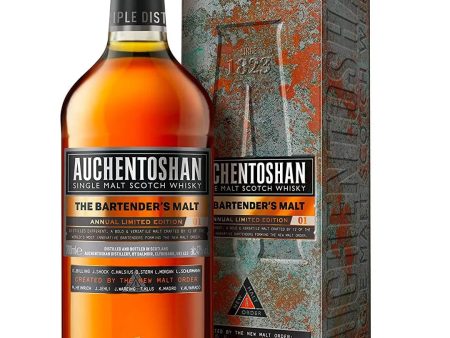 Auchentoshan Bartender s Malt Whisky, 70 cl Fashion