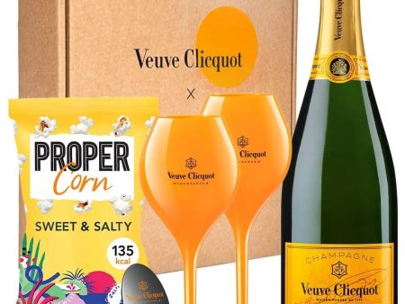 Exclusive Veuve Clicquot x The Bottle Club Yellow Label Brut Champagne Picnic Kit, 75 cl Sale