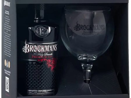 Brockmans Intensely Smooth Gin Gift Pack with Glass, 70 cl For Discount