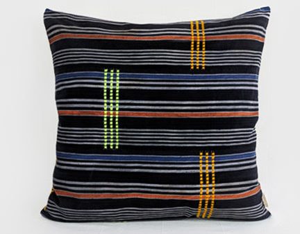 Stripes | Baule Ikat Pillow For Discount