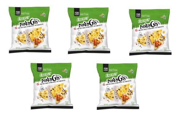 5X Energy Crackers Chickpea Lentils Quinoa Pepper Triangles Kosher Snack 30g Discount