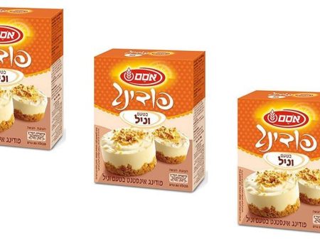 3X Osem Instant Powder Vanilla Pudding Baking Cooking 80 gr 3 Oz Hot on Sale