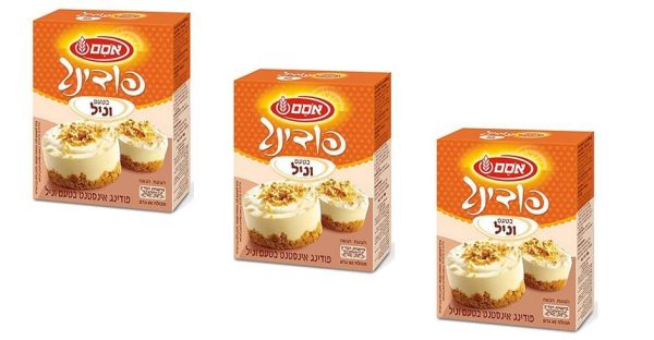 3X Osem Instant Powder Vanilla Pudding Baking Cooking 80 gr 3 Oz Hot on Sale