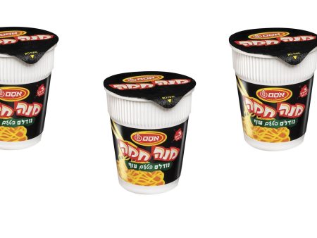 3X Mana Chama Instant Meal Cup Chicken Flavored Noodles Kosher Osem 70g Online