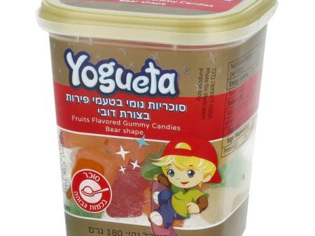 Yogueta Fruit Flavor Gummy Candies Bears Shape Kosher 180g For Cheap