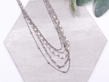 Meredith Necklace Silver For Discount