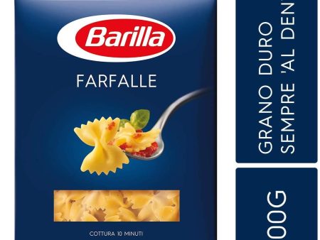 Barilla Durum Wheat Pasta Farfalle Kosher 500gr (1 pack) Fashion