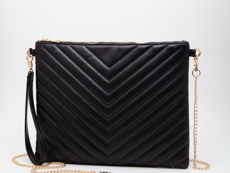 Quilted Envelope Cross Body Bag Hot on Sale