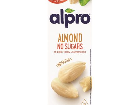 Alpro Almonds No Sugar No Roasted Long Life Drink  Kosher Product 1Liter on Sale