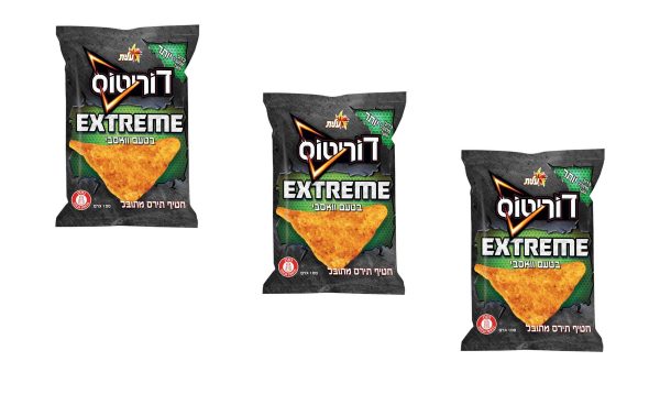 3x Doritos Pack Corn Snack Wasabi Flavored Kosher By Elite Israel 100g For Sale