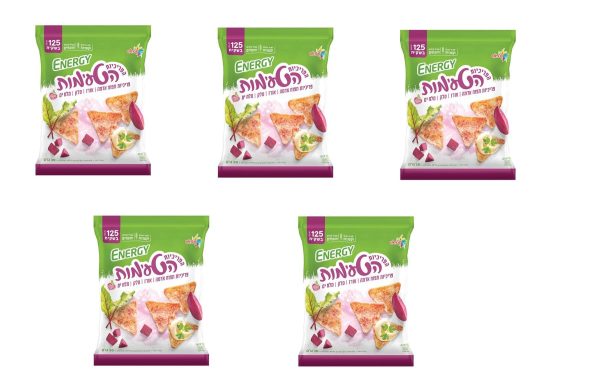 5X Energy Crackers Potatoes Rice Beet Triangles Kosher Israel Snack 30g Online