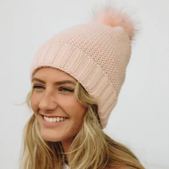 Sherpa Beanie Pink Sale