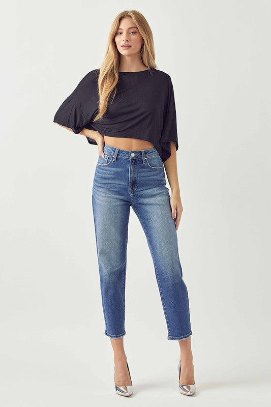 High Rise Mom Fit Jeans For Discount