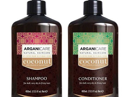 Arganicare Coconut Conditioner + shampoo with Argan oil For Discount