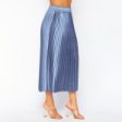 Ella Pleated Skirt Blue For Discount