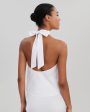 Barbara Halter Top Optic White on Sale