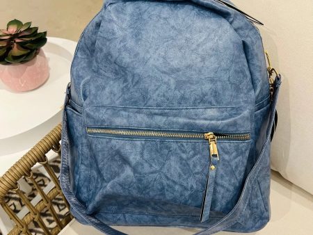 Convertible Backpack Blue Online Hot Sale