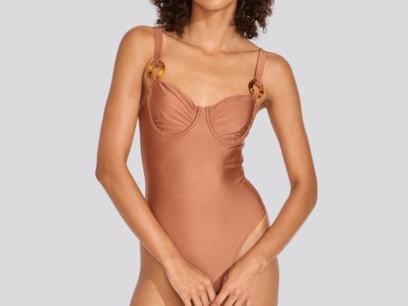 Adrienne One Piece Cocoa Online now