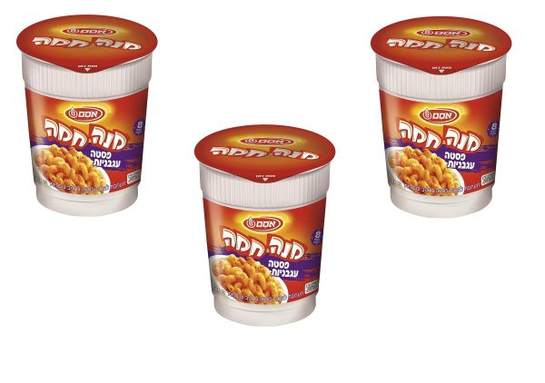 3X Mana Chama Instant Meal Cup Pasta in Tomato Sauce Kosher Osem Israel 62g Online now